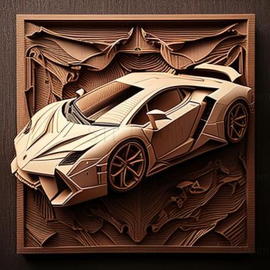 3D модель Lamborghini Veneno (STL)